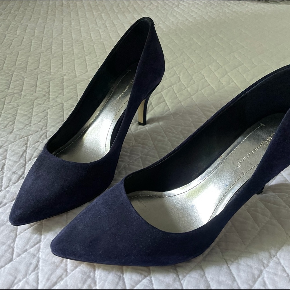 BCBG Suede Pumps